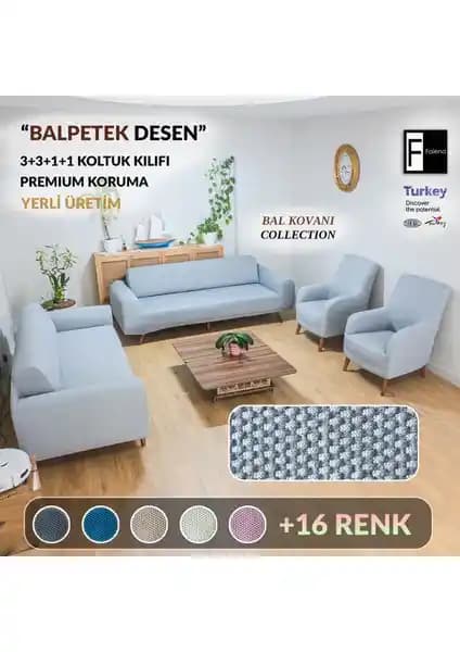 Faiend Açık-Gri ve Likrali Esnek 3 Kişilik Chester Koltuk Kılıfı Karşılaştırması ve Özellikleri