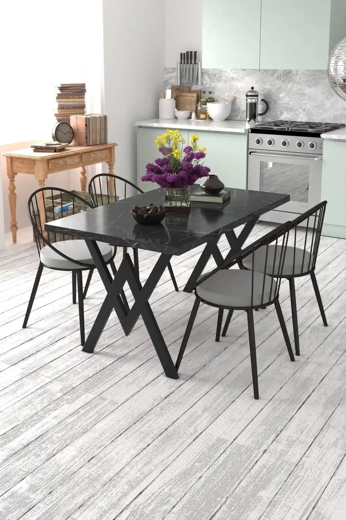 2025'te Evdemo Eylül 4 Kişilik Mutfak Takımıyla Evinizde Modern Konforu Yakalay