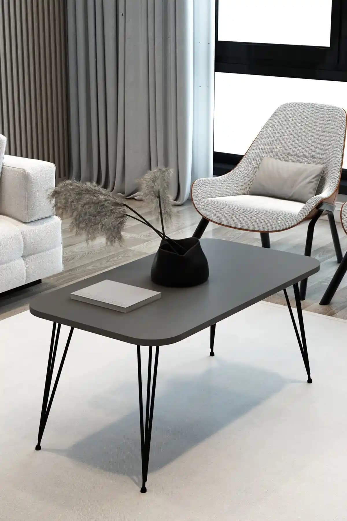 Modella Dikdörtgen Orta Sehpa: Şık ve Dayanıklı Modern Klasik Tasarım