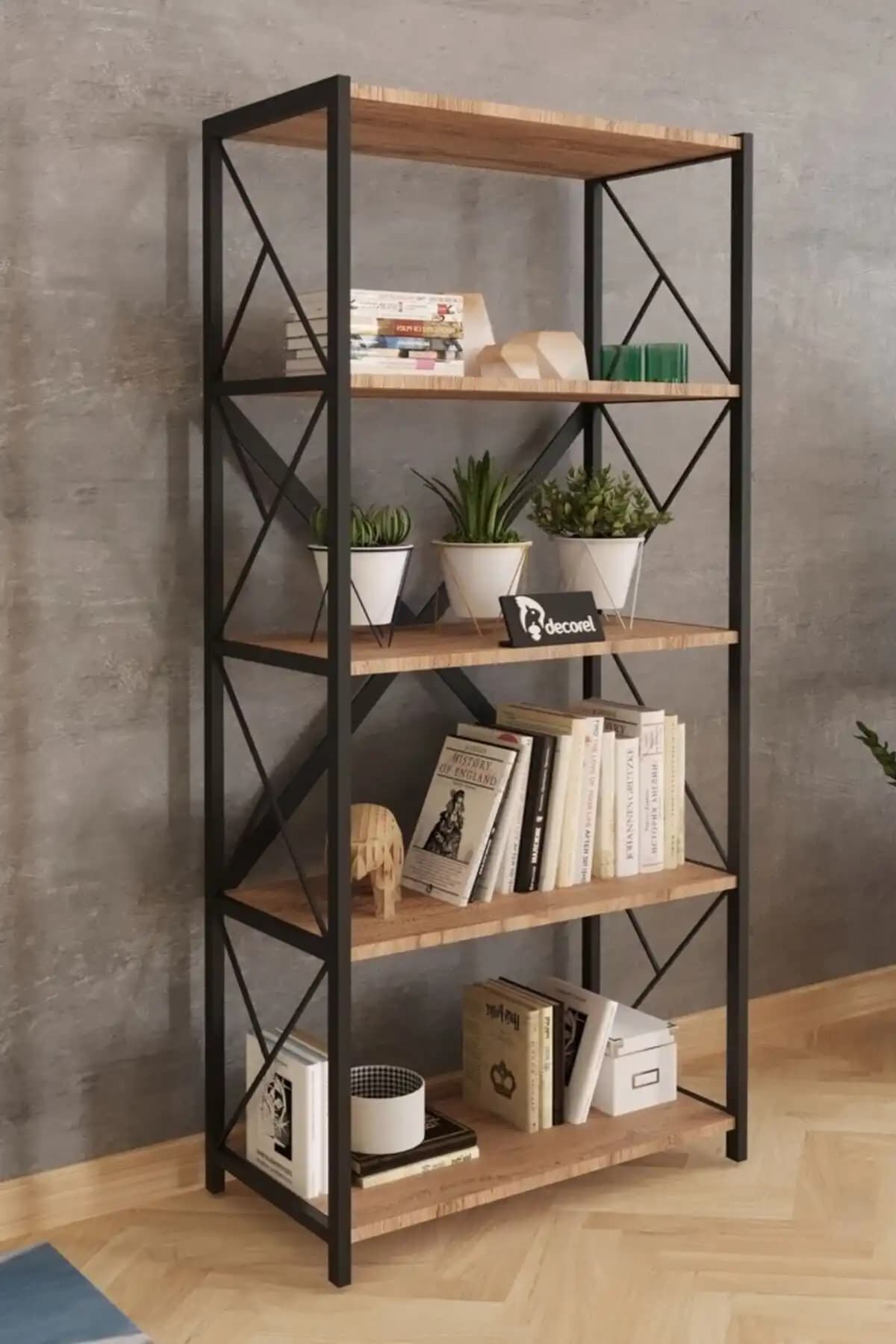 Morpanya Sera Metal Kitaplık: Modern ve Dayanıklı Tasarım ile Fonksiyonellik