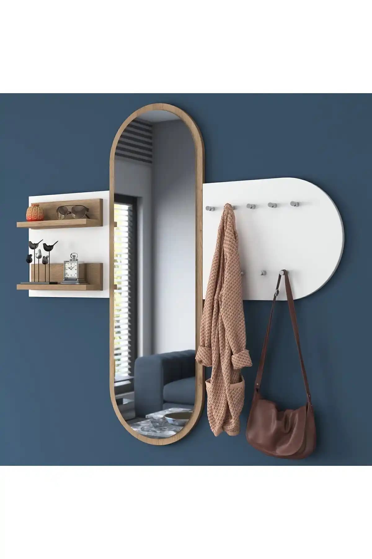 2025'te Evinizi Baştan Yaratacak Rani Mobilya P3 Aynalı Duvar Askısı