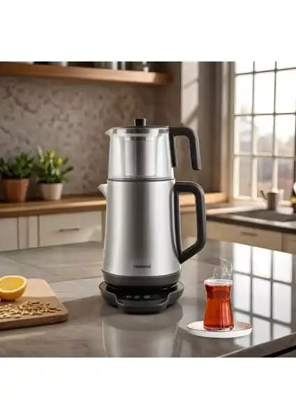 Homend Royaltea Elegant 1774H ve Korkmaz A369 Demtez İnox Çay Makinesi Karşılaştırması
