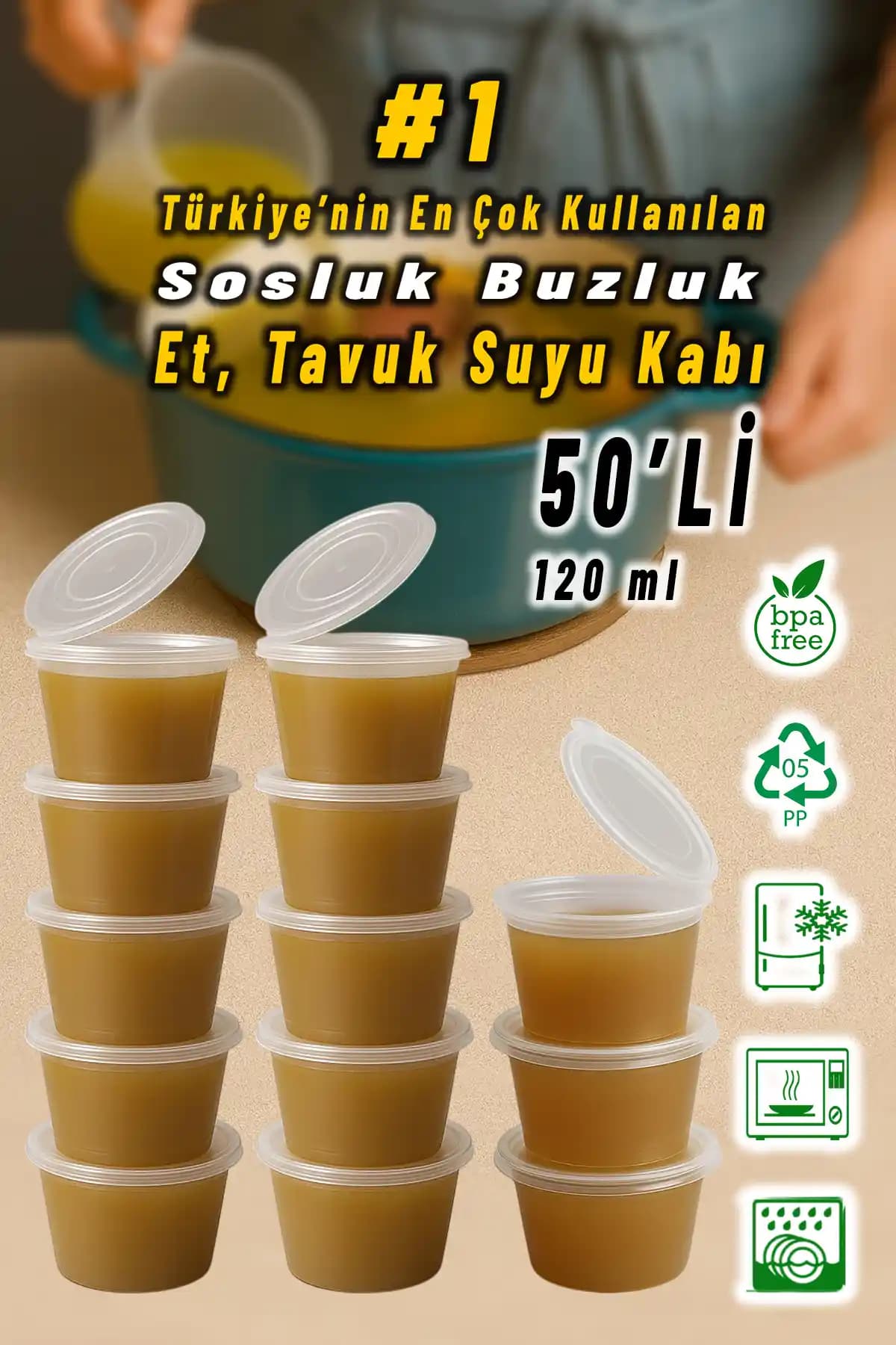 50 Adet Sızdırmaz Mini Saklama Kabı Seti ile Mutfakta Pratik ve Güvenli Saklama Çözümleri