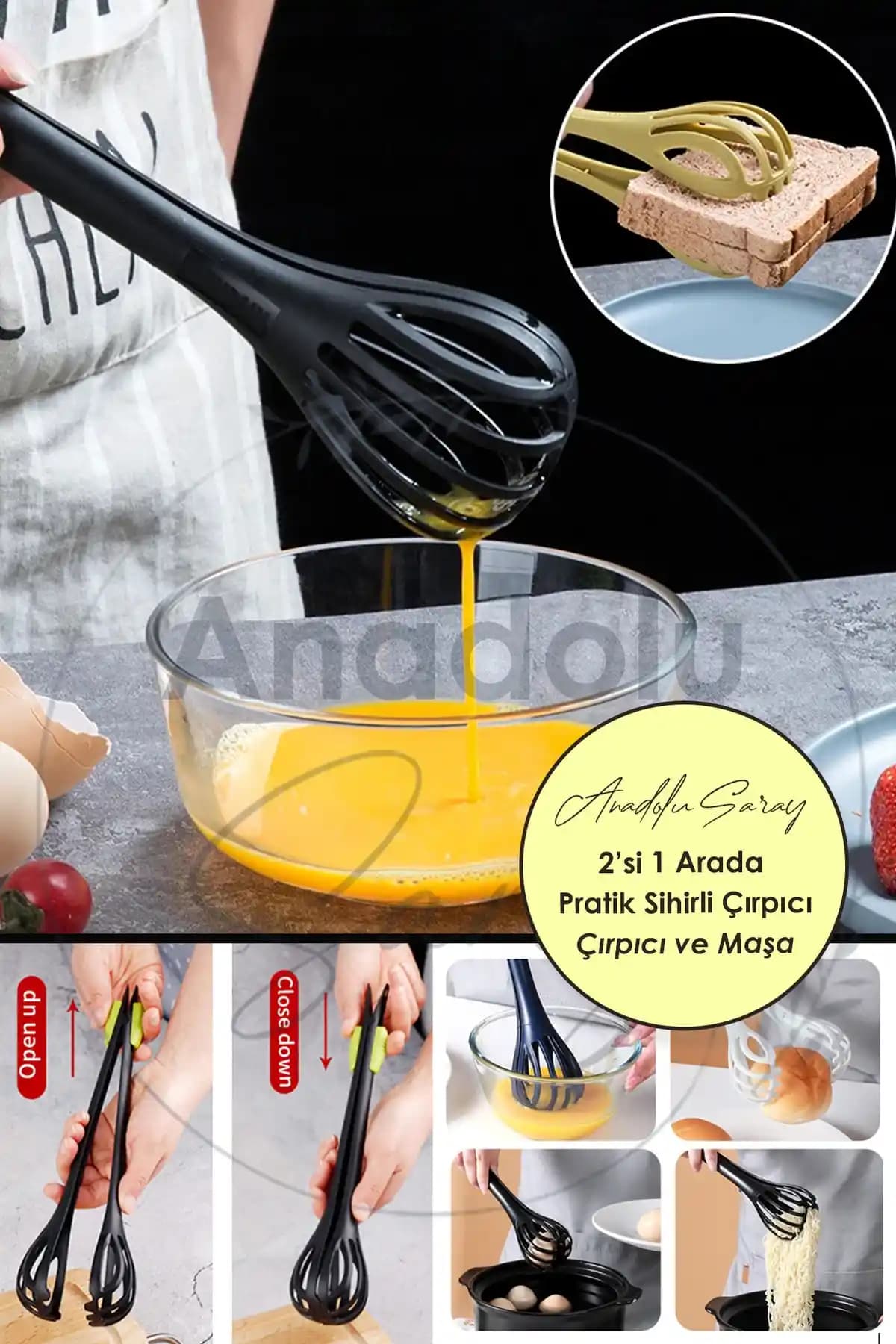 Anadolu Saray Çok Fonksiyonlu Mutfak Aleti Pratik Kullanım ve Dayanıklılık Özellikleri