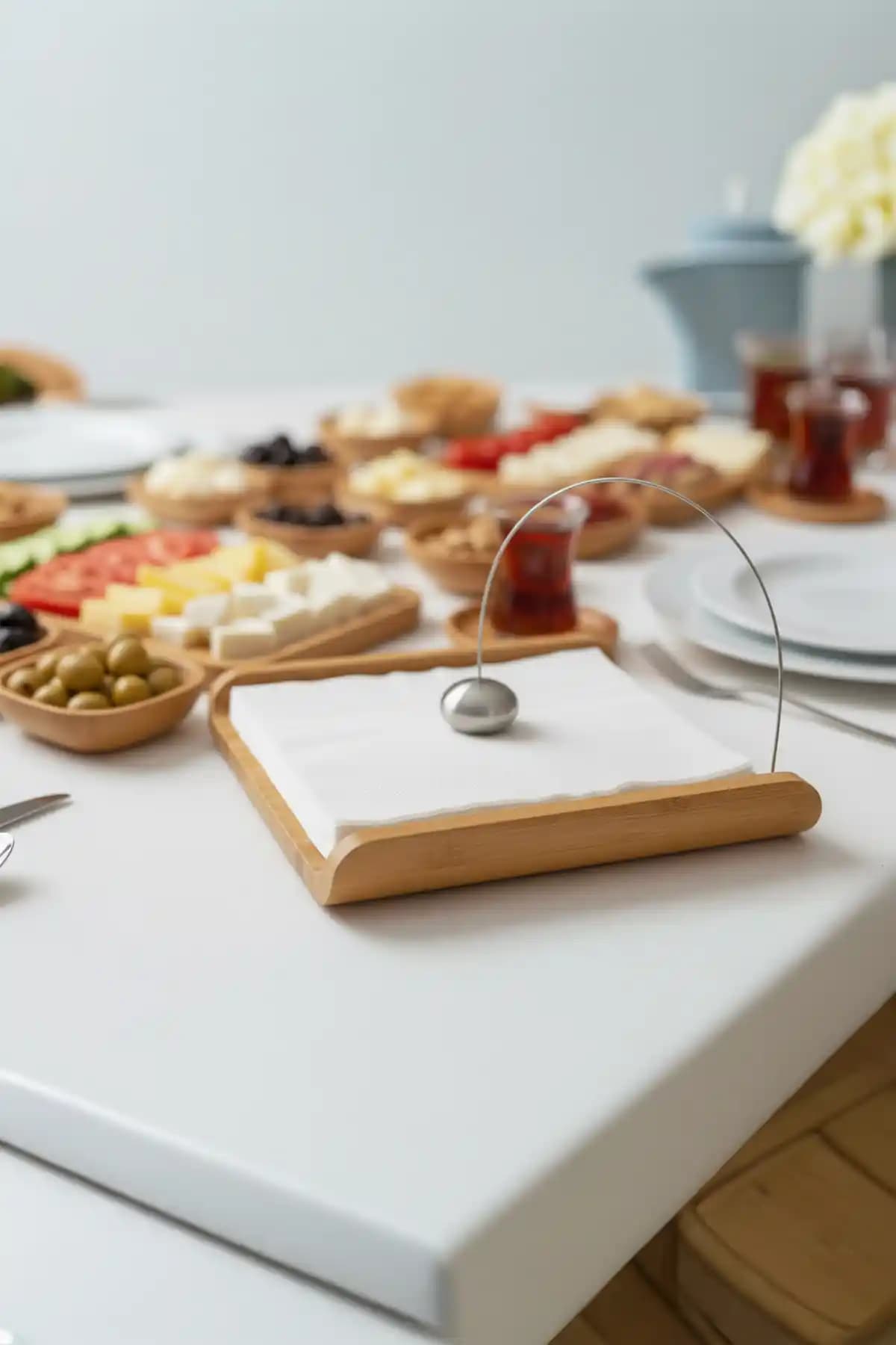 Bambum Daisy Peçetelik: Modern ve Sürdürülebilir Tasarım ile Şık Mutfak Aksesuarı