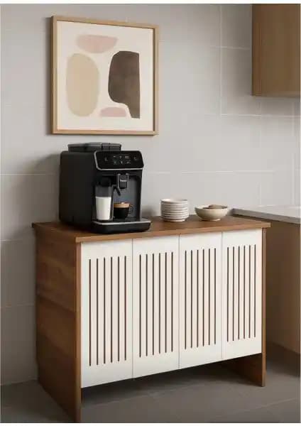 Bangu Petek Üstü Kahve Köşesi Dolabı: Modern ve Fonksiyonel Tasarım Çözümü