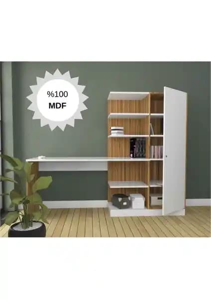Bicabin Narin MDF Çok Amaçlı Çalışma Masası Modern Tasarım ve Fonksiyonellik