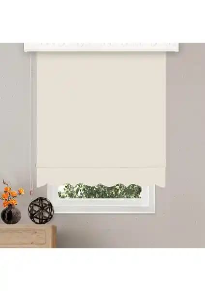Brillant 9658 Stor Perde Ekru 80x200 cm Şık ve Fonksiyonel Tasarım