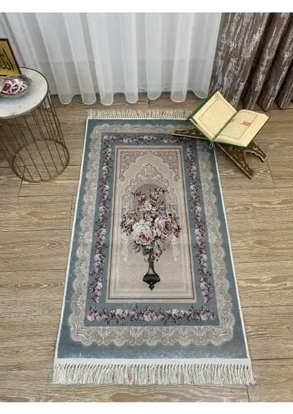 Brillant Seccade Yumuşak Kadife Dokusu ve Kaydırmaz Tabanıyla Güvenli İbadet Deneyimi