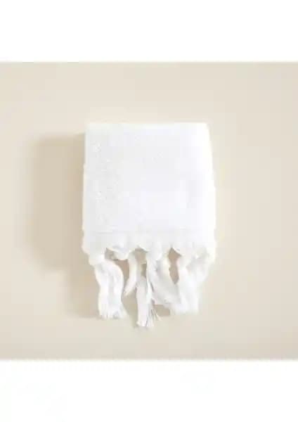 Chakra Hemillie El Havlusu 30x40 cm beyaz doğal malzemeler ve şık tasarım ile