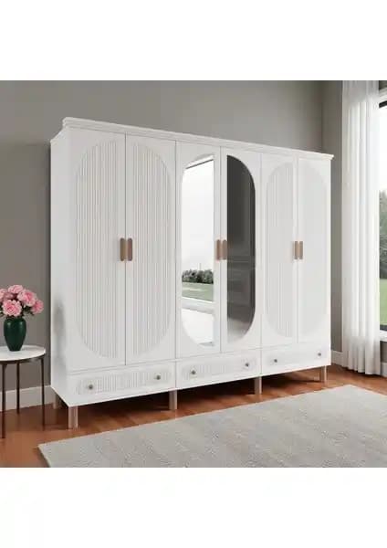 Comiet Sally 6 Kapaklı Aynalı MDF Gardırop İnceleme ve Kullanıcı Yorumları
