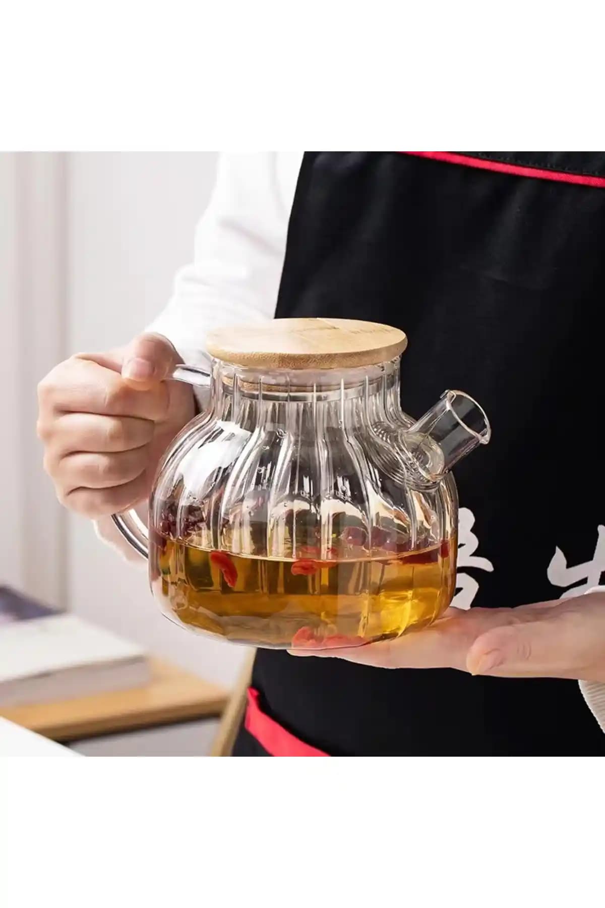 Comprox Bambu Zarafeti: Estetik ve Fonksiyonellik Sunan 1000 ml Cam Demlik Özellikleri