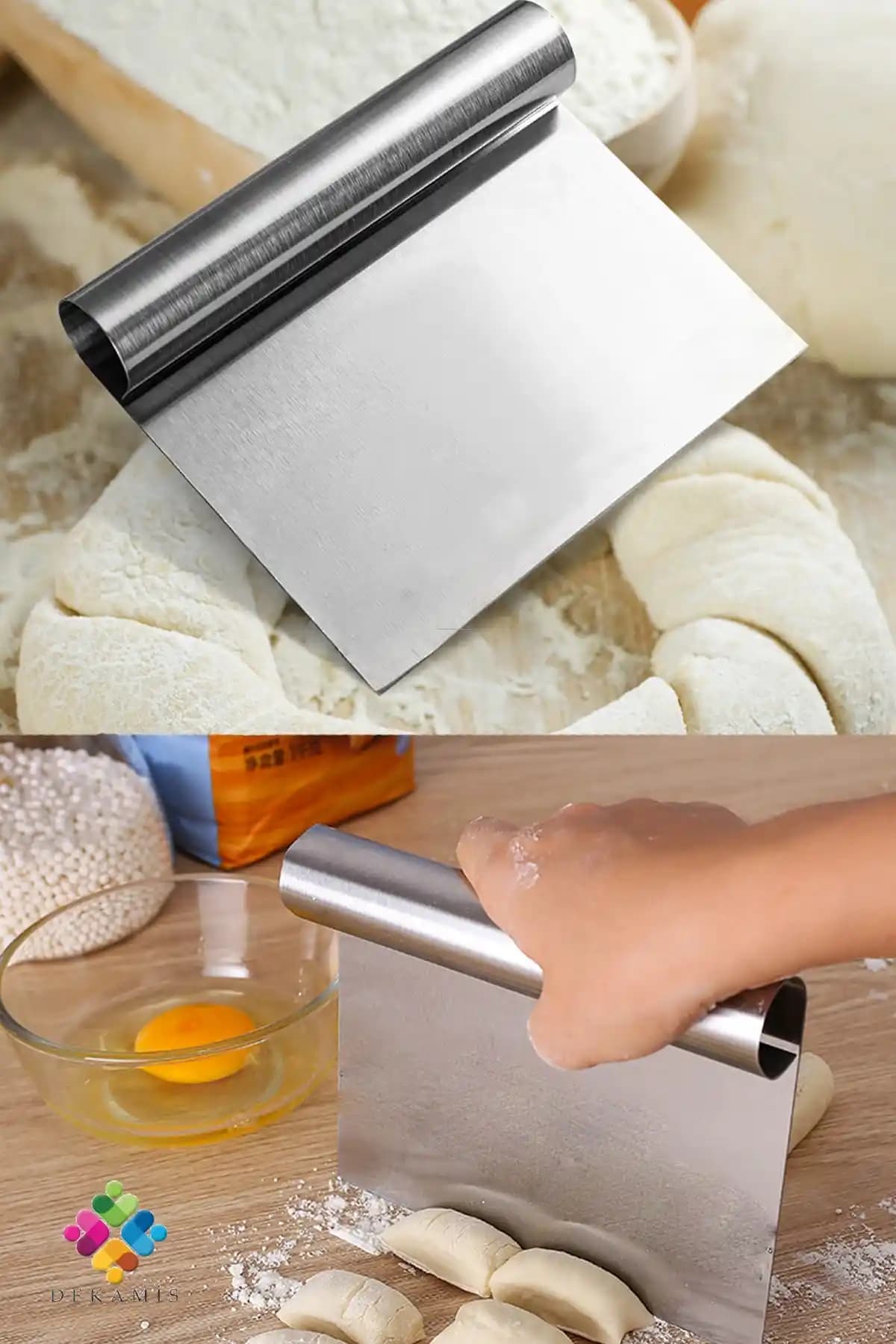 Dekamis Paslanmaz Çelik Krema ve Çikolata Kazıyıcısı: Dayanıklı ve Pratik Mutfak Aracı