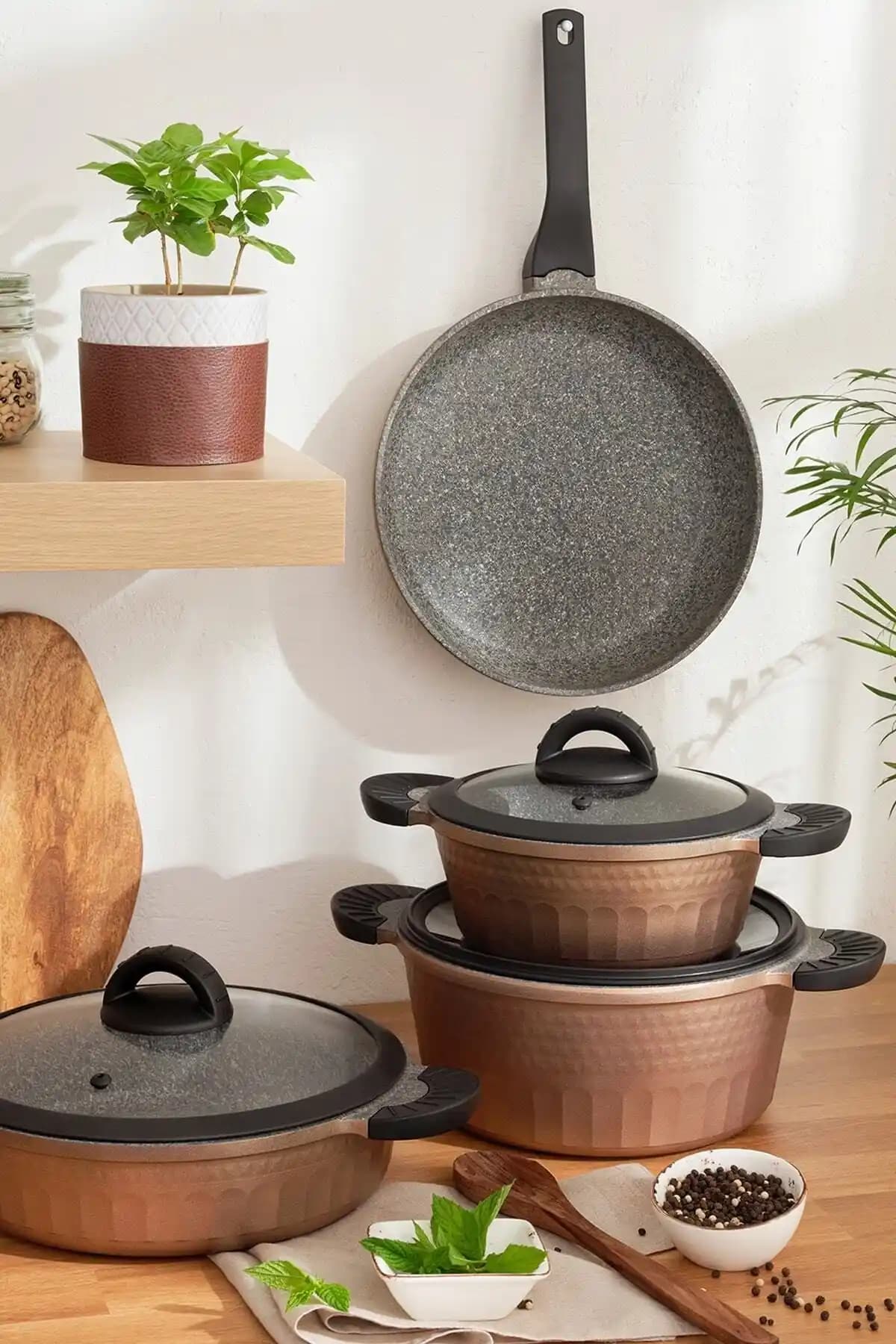 Emsan Diamante 7 Parça Granit Tencere Seti Detaylı İnceleme ve Özellikleri