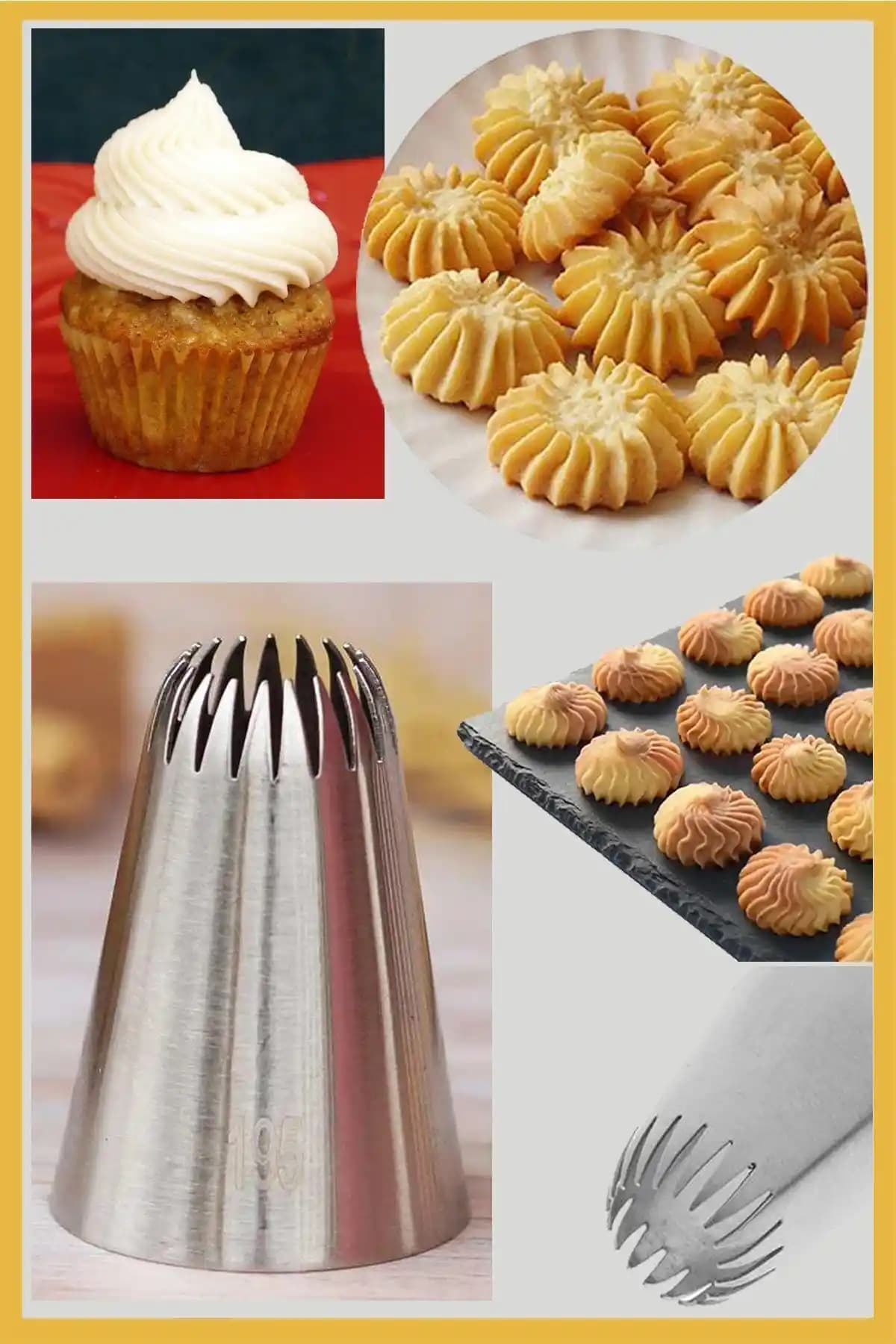 ENJOYPEPERON Paslanmaz Çelik Krema Sıkma Ucu: Dayanıklı ve Hijyenik Mutfak Aracı