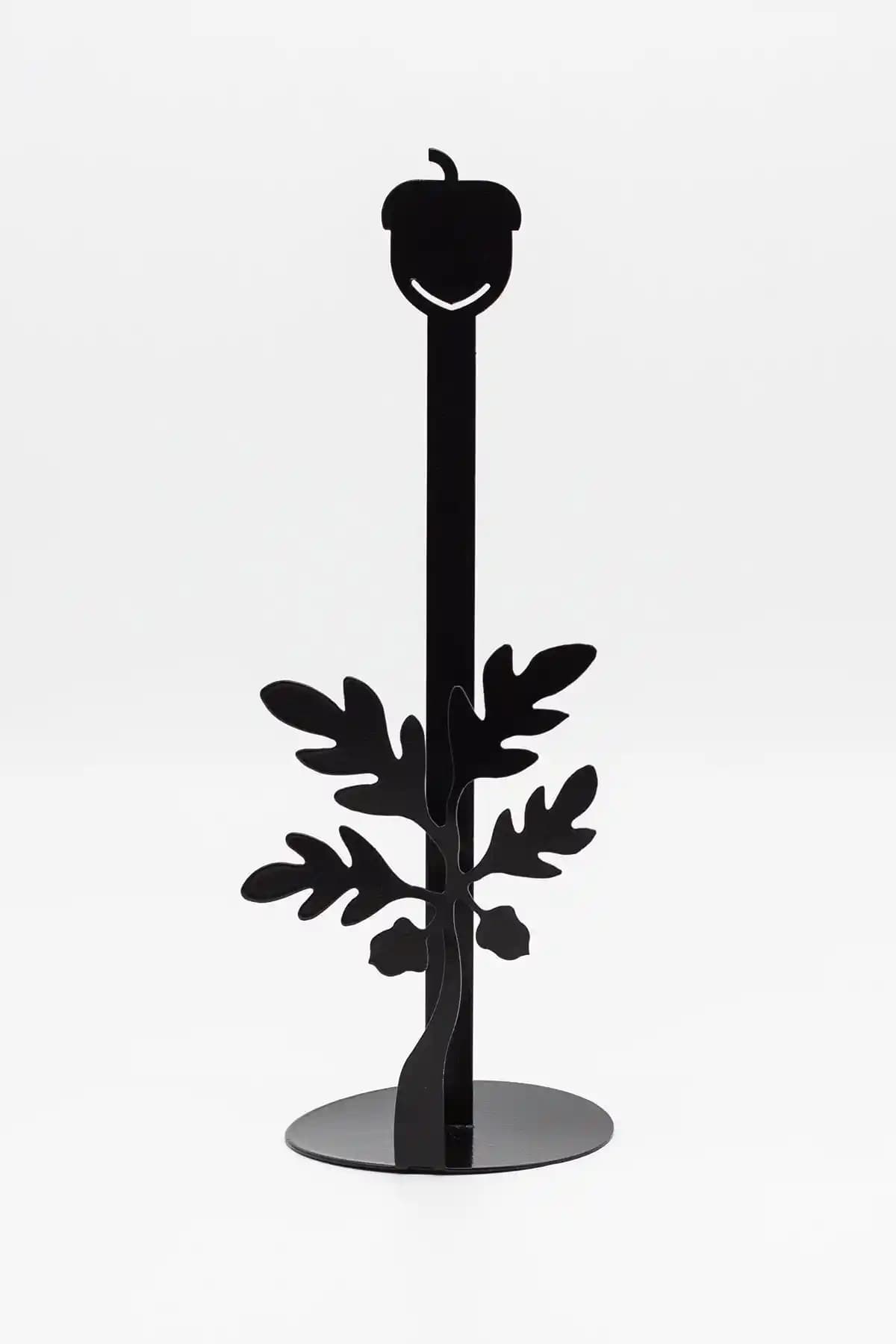 EVAY Metal Kağıt Havluluk Siyah Modern Tasarım Dayanıklı ve Estetik Kullanım Kolaylığıyla