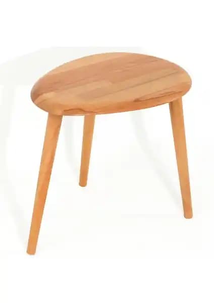 Faw Decor Naturel Masif Doğal Zigon Sehpa Seti Modern ve Dayanıklı Tasarım Özellikleri