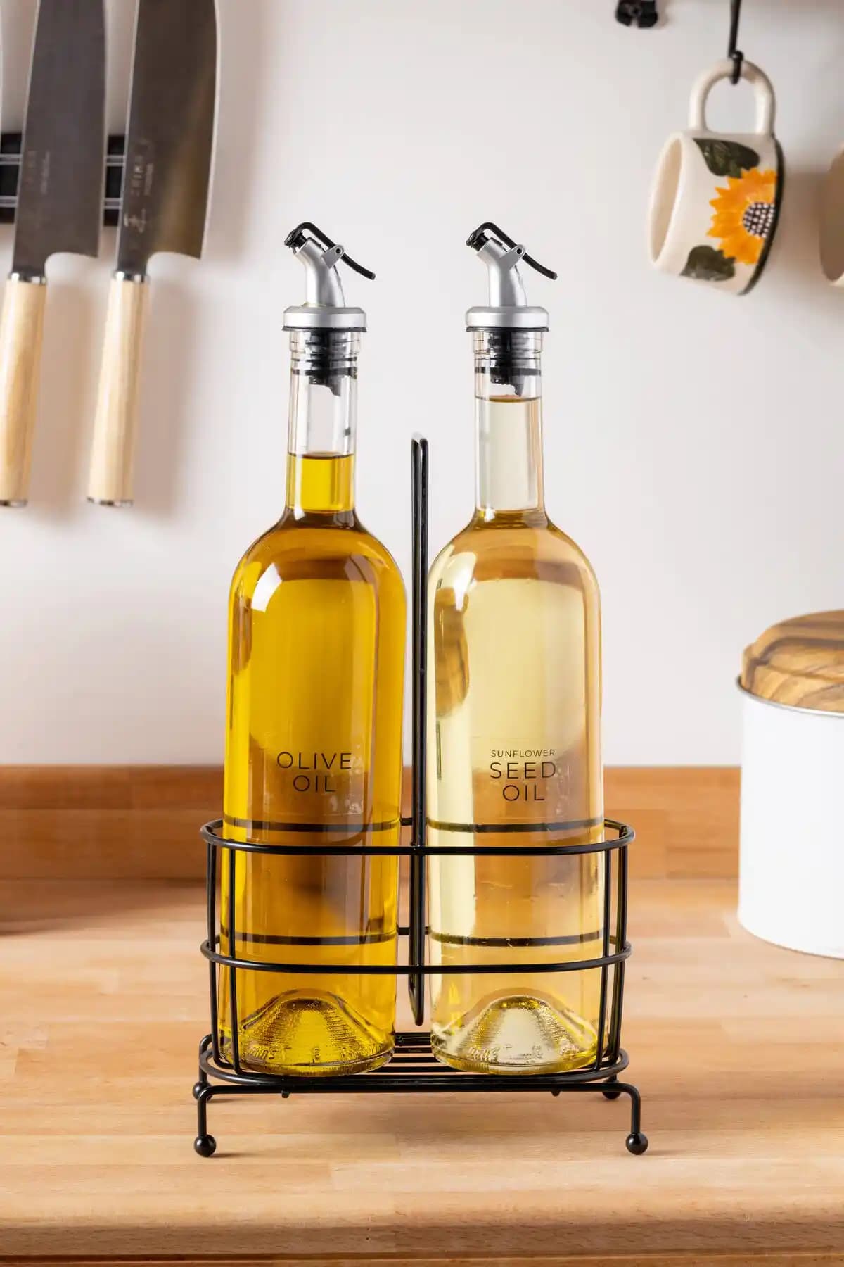 FH Finehome Cremma 2'li Standlı Yağlık Modern ve Şık Tasarımıyla Mutfak Dekorasyonunu Tamamlar