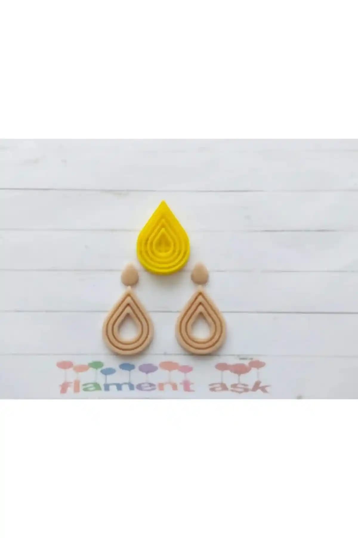 Flament Aşk Polimer Kil Kalıbı: Dayanıklı ve Çevre Dostu El Sanatları Aracı