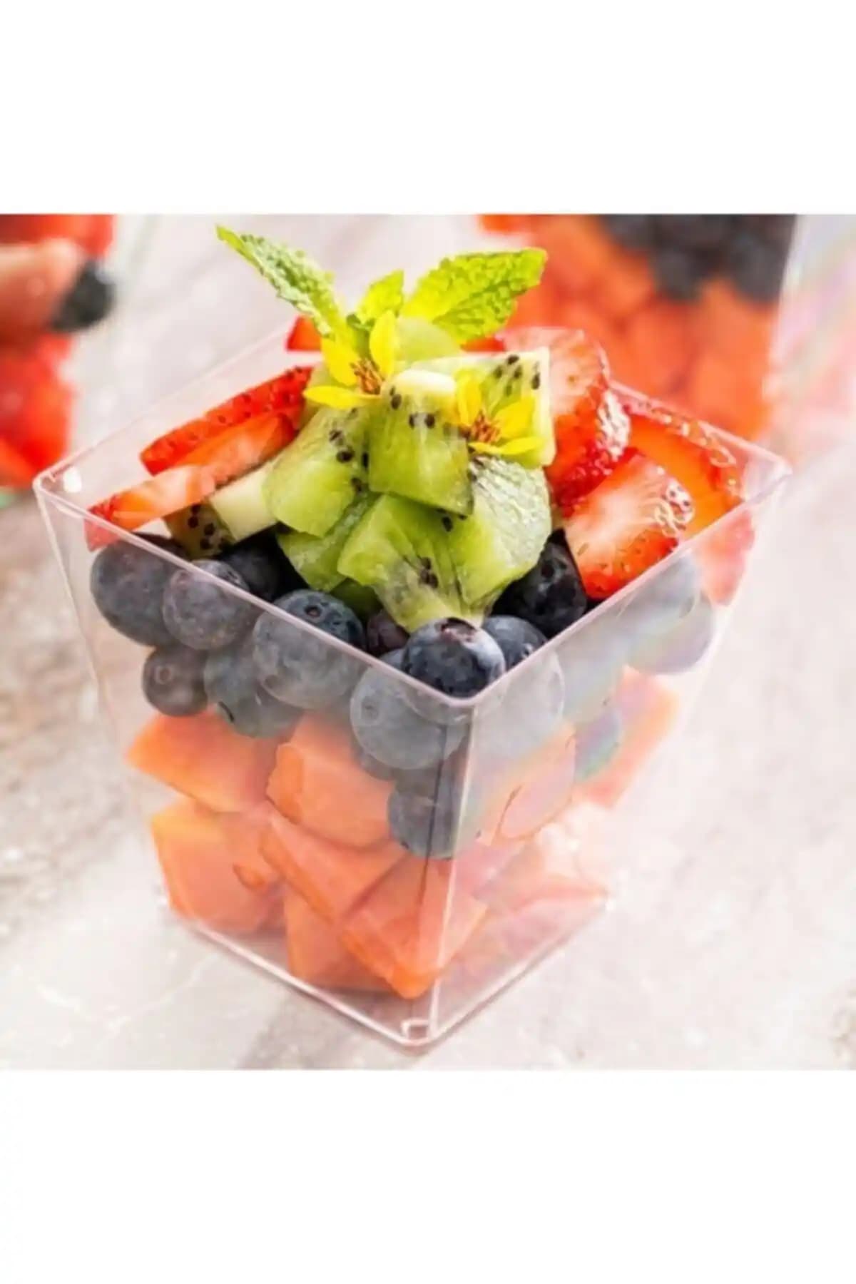 Genel Markalar 10'lu Prizma Büyük Boy Mika Kase Seti Şık ve Dayanıklı Sunum Çözümü