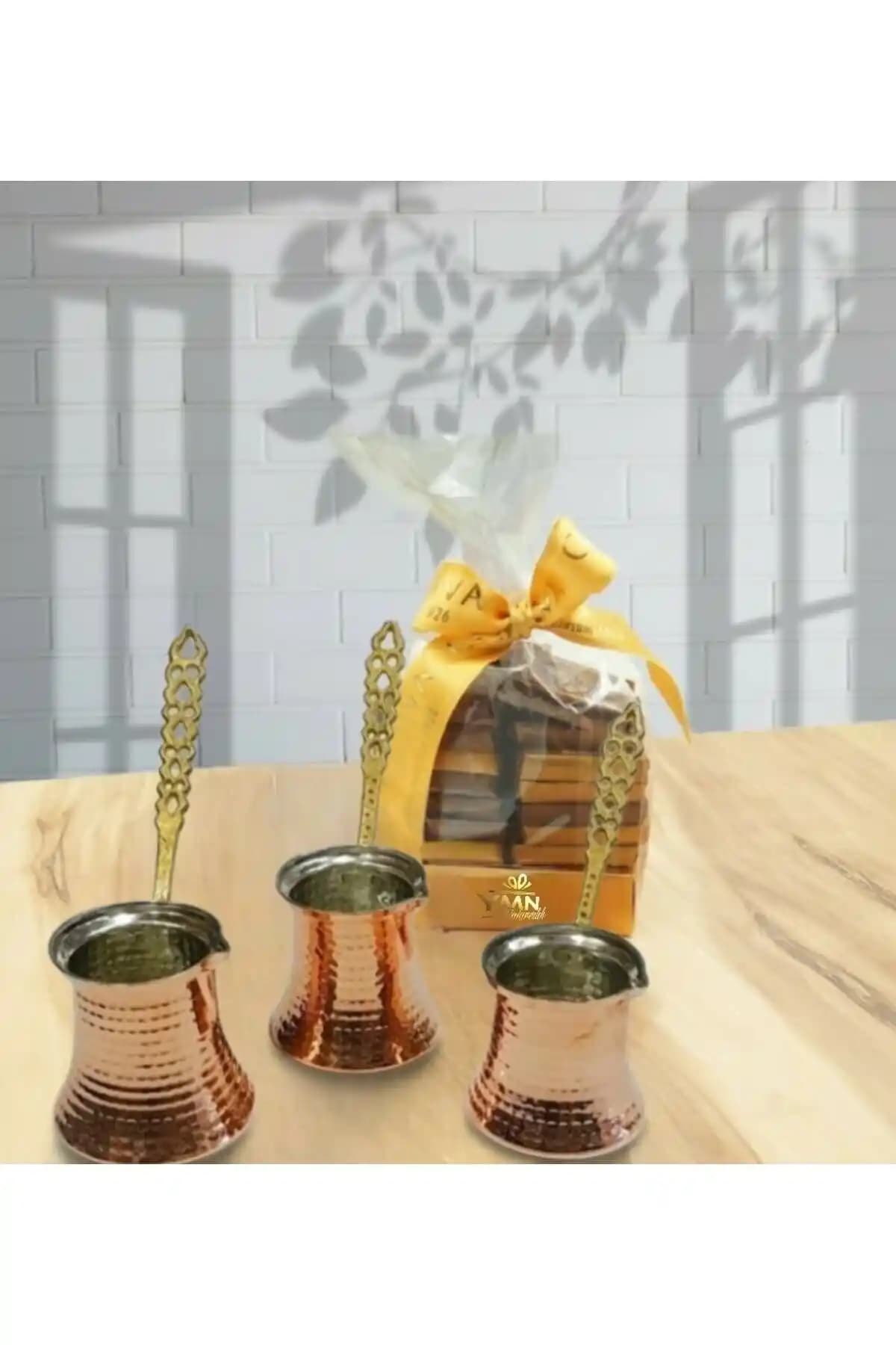 Genel Markalar Bakır Cezve Seti 3’lü: Dayanıklı ve Estetik Kahve Yapım Seti