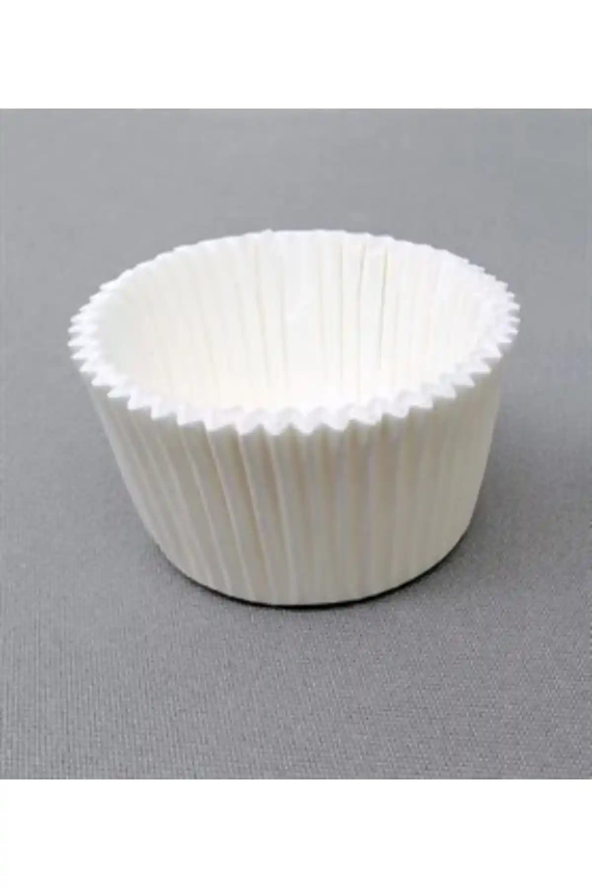 Genel Markalar No:3 Beyaz Muffin ve Cupcake Kağıt Kapsülü 750'li Paket