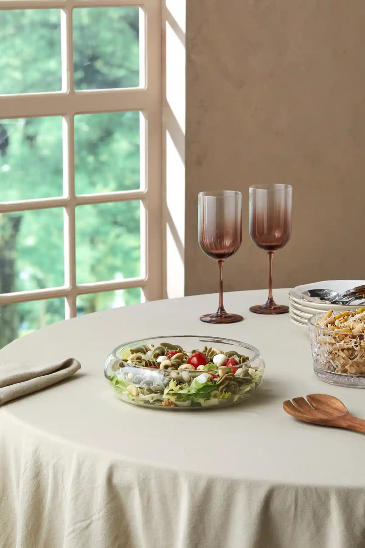 Glamis Selen Concept El Yapımı Cam Salata Kasesi Estetik ve Fonksiyonellik Bir Arada