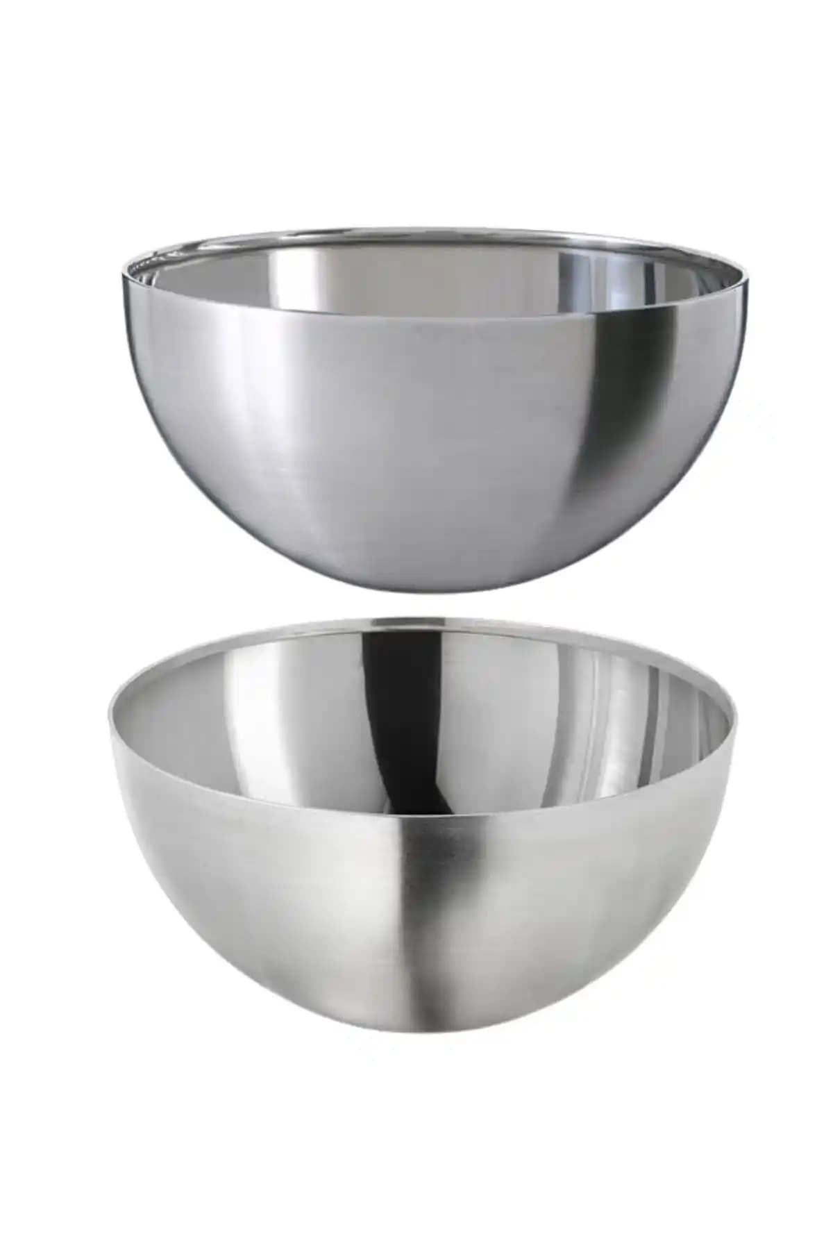 İKEA Blanda Serisi Paslanmaz Çelik Çerez Kaseleri 12 cm, Dayanıklı ve Şık Tasarım