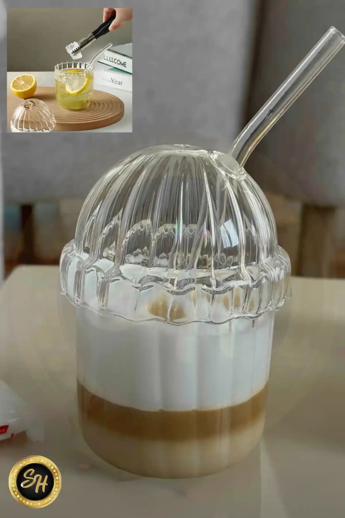 Mimoza Park Mika Plastik Oval Kapaklı Isıya Dayanıklı Bardaklar Seti 430 ml