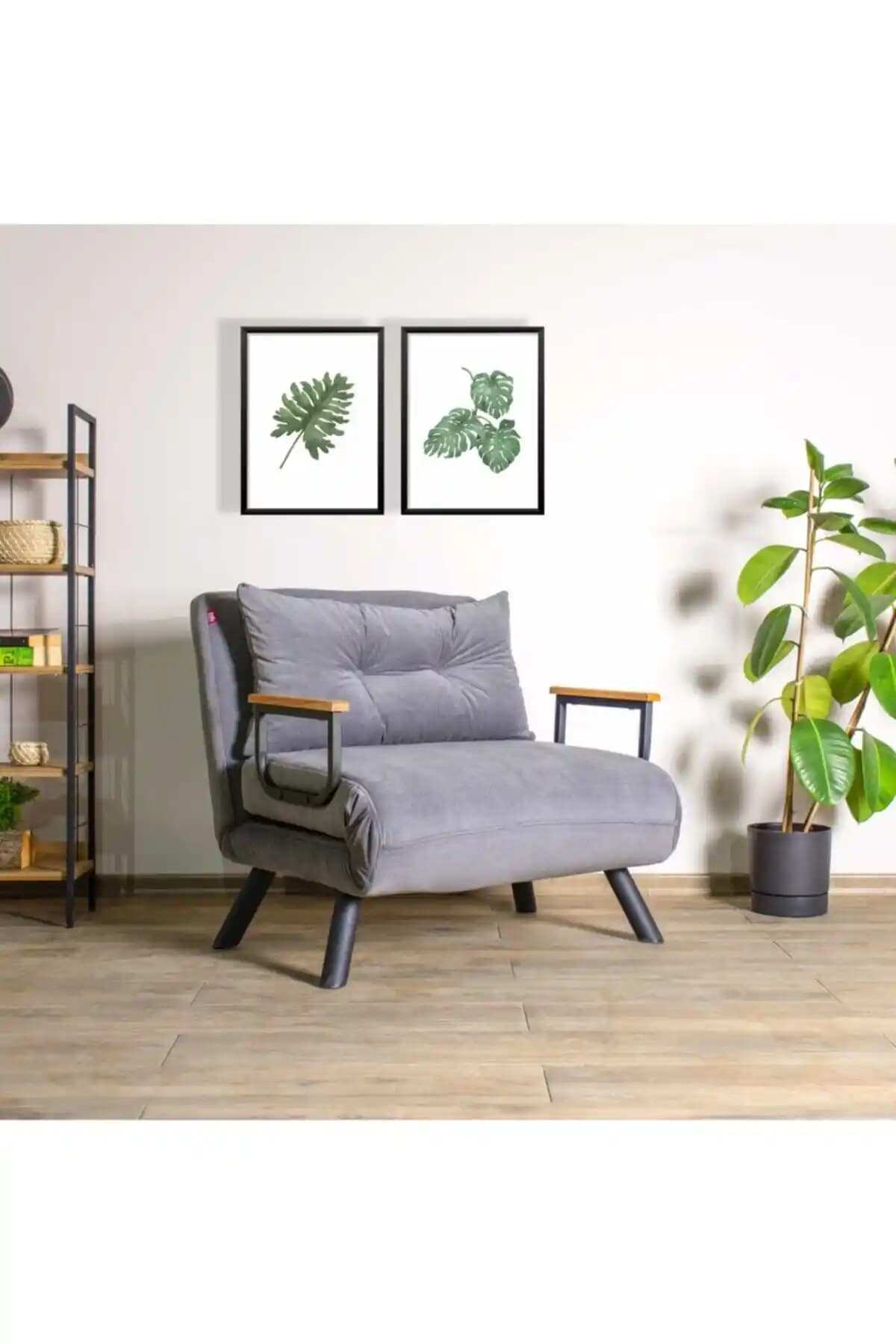 Pafu Sando Tekli Katlanır Yataklı Koltuk Modern Tasarım ve Çok Fonksiyonlu Kullanım