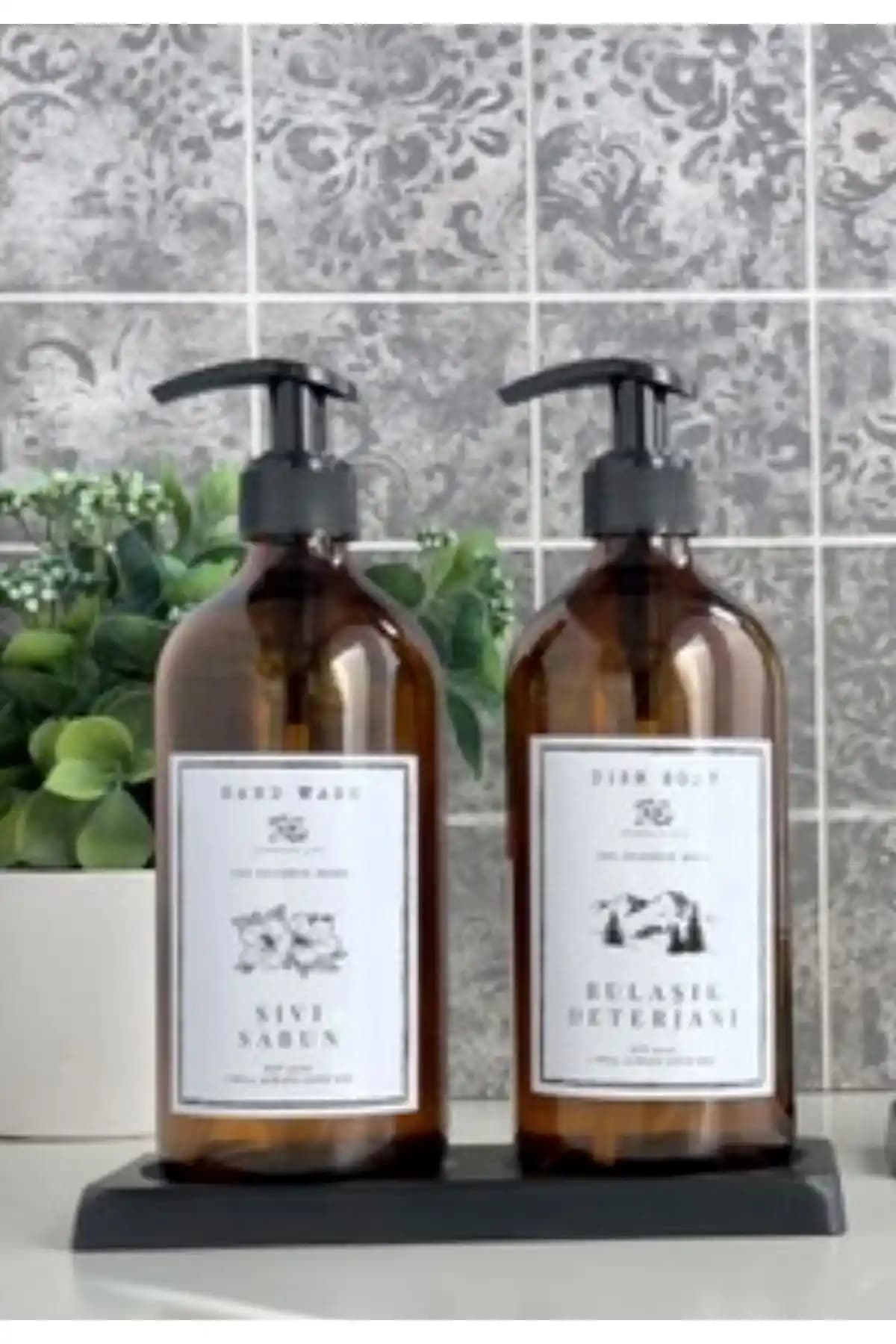 Pembelia Life Siyah Standlı 2'li Amber 500ml Cam Bulaşık Deterjanı Seti İnceleme ve Kullanıcı Yorumları