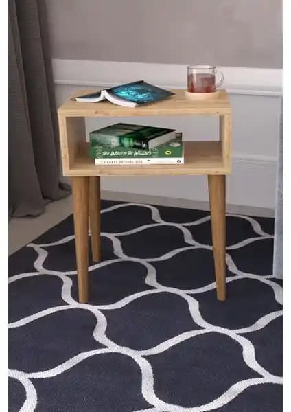 Remaks Retro Yan Sehpa Meşe: Modern Tasarım ve Dayanıklılık Bir Arada