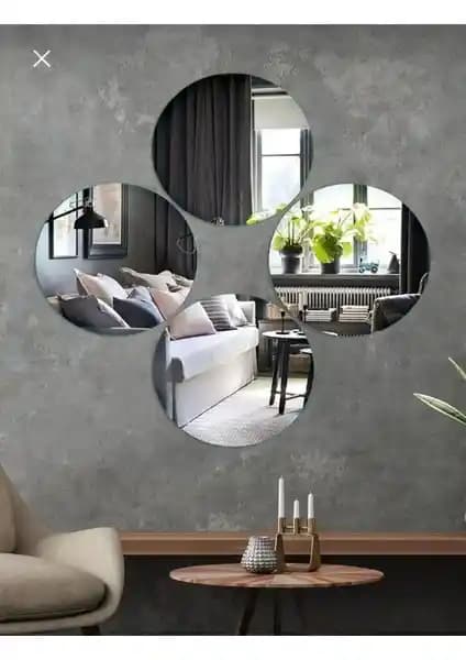 Tera Reklam Yuvarlak Pleksi Duvar Aynası: Estetik ve Dayanıklı İç Mekan Dekorasyonu