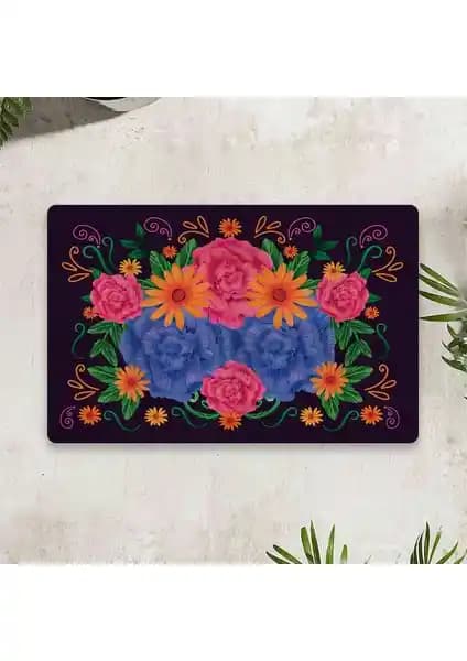 Vagonik Çiçekli Dijital Baskılı Çok Amaçlı Kapı Paspası Ürün Özellikleri ve Kullanım Alanları