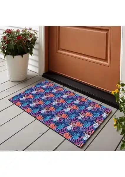 Vagonik Deniz Yaz Desenli Dijital Baskılı Çok Amaçlı Kapı Paspası Özellikleri ve Kullanım Alanları