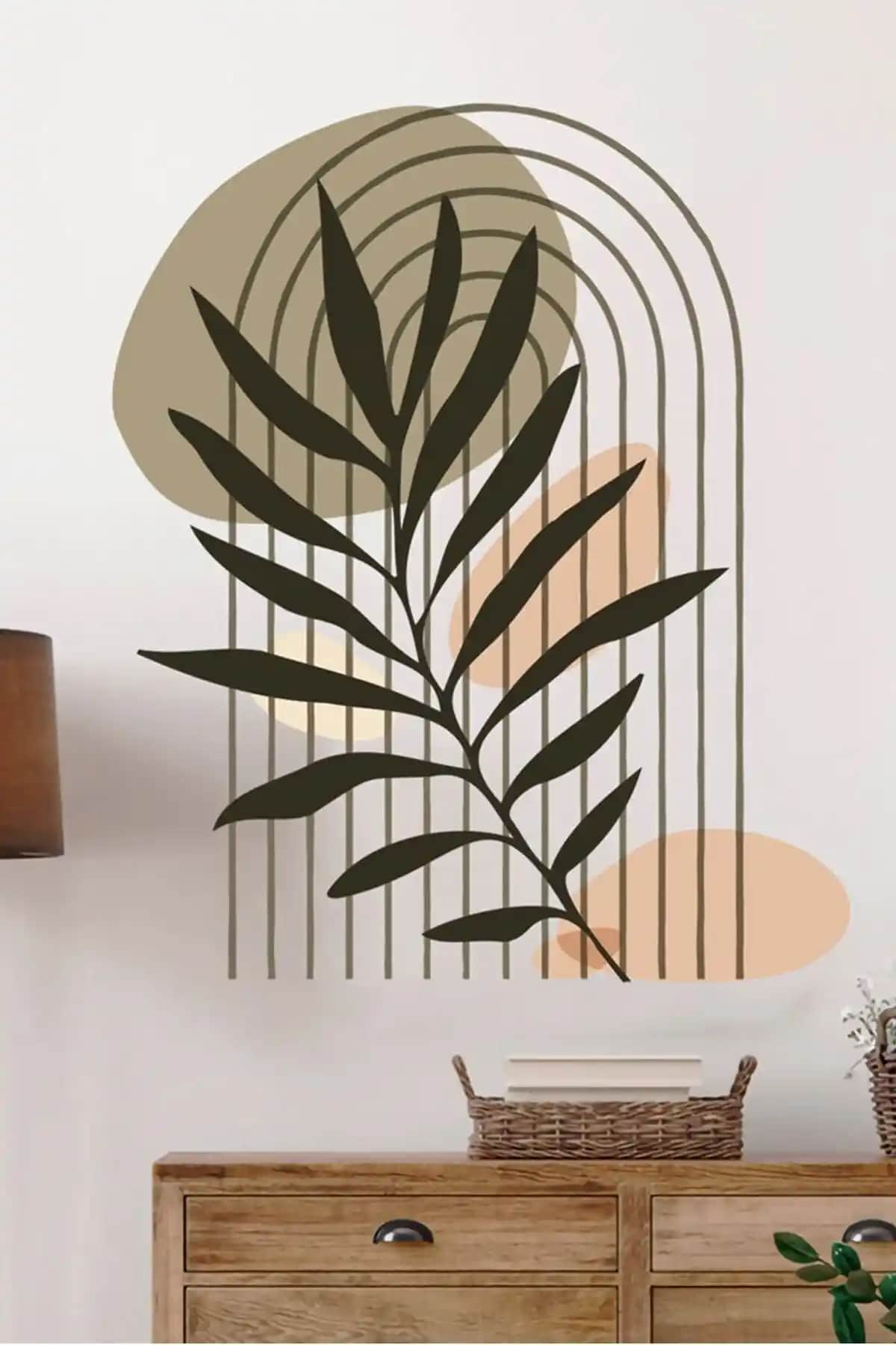 Kt Grup Bohem Leaves Art Duvar Sticker ile Modern ve Doğal Dekorasyon Çözümleri