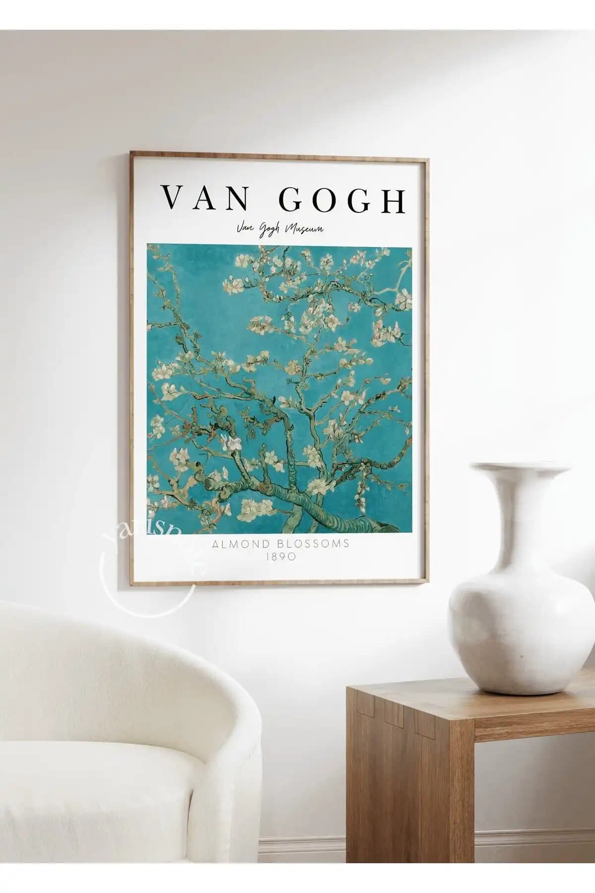 Yaris Note Van Gogh Çerçevesiz Poster ile Modern ve Minimalist Dekorasyon Çözümleri