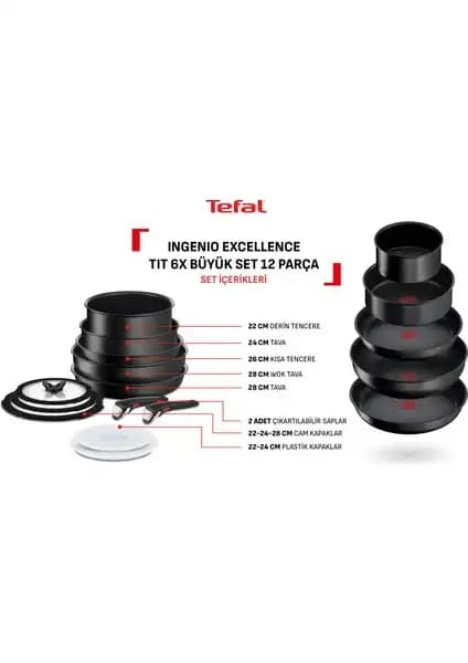 Tefal Ingenio Titanyum 6X ve Ingenio Excellence Setleri Karşılaştırması 2