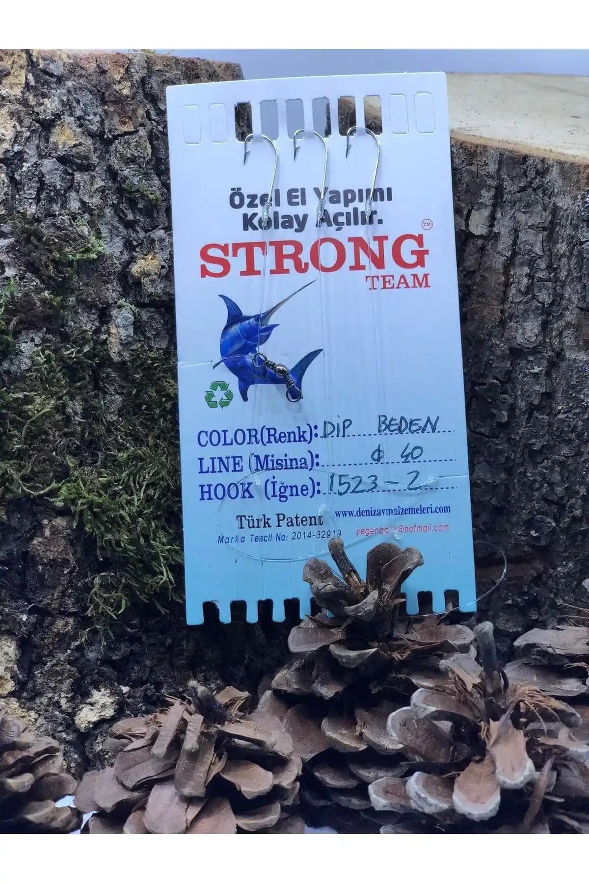 Strong Team Beyaz Üçlü Dip Iğne Takımı Profesyonel ve Amatör Denizcilik Kullanımı İçin