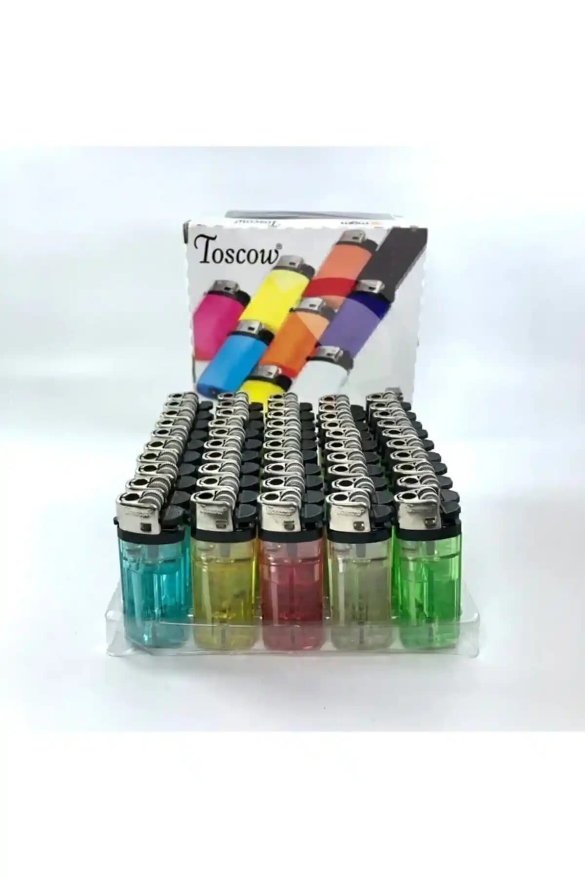 Toscow Taşlı Mat Çakmak Seti 50 Adet Dayanıklı ve Estetik Tasarım Türkiye Menşei