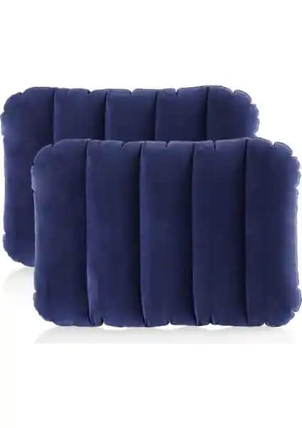 3 Adet Büyük Şişme Kamp Yastığı Seti Konfor ve Pratiklik Sunar