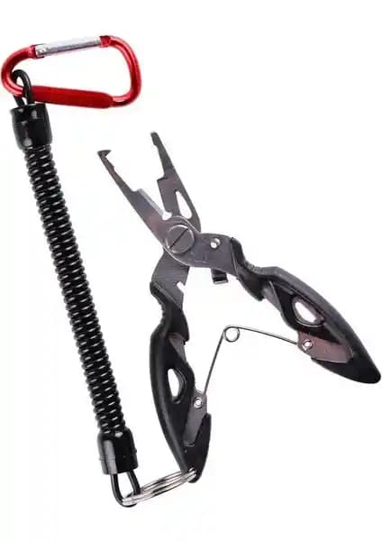 Bauer Balıkçı Pensesi ve Yaylı Karabinalı Askı Aparatı: Dayanıklı ve Güvenilir Balıkçılık Ekipmanı