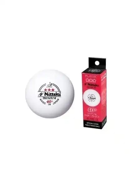 Nittaku Premium 40+ Plastik 3 Lü: Yüksek Kalite ve Performans Sunan Masa Tenisi Topu
