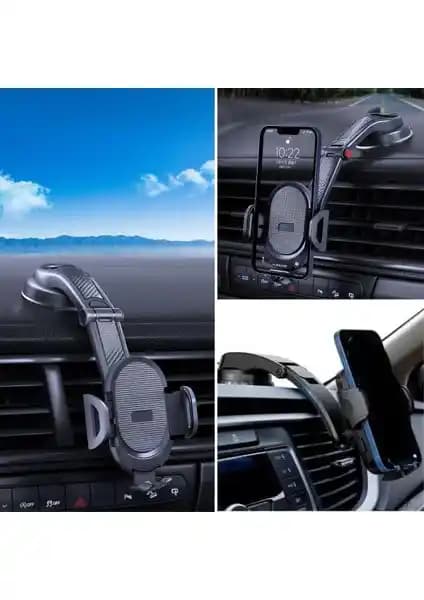 Sesengo Buffer Güçlü Vantuzlu Araç İçi Konsol Üstü Telefon Tutucu Özellikleri ve Kullanım Avantajları