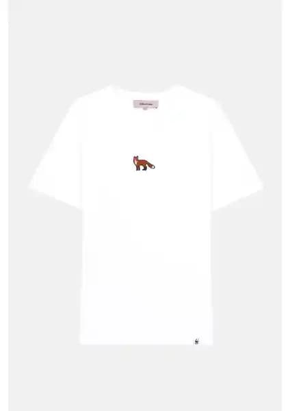 WWF Market Kızıl Tilki Hafif Unisex T-shirt Sürdürülebilir ve Şık Tasarım