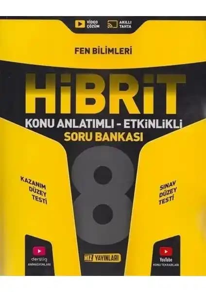 8. Sınıf Fen Bilimleri Konu Anlatımlı Etkinlikli Hibrit Soru Bankası Ürünü İncelemesi