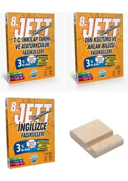 8. Sınıf LGS İçin Kapsamlı İnkılap, Din Kültürü ve İngilizce Fasikülleri Seti