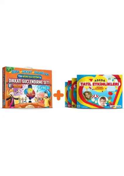 Adeda Yayıncılık Dikkati Güçlendirme Seti 6 Yaş ve Üzeri Çocuklar İçin Eğitici ve Eğlenceli Kaynak