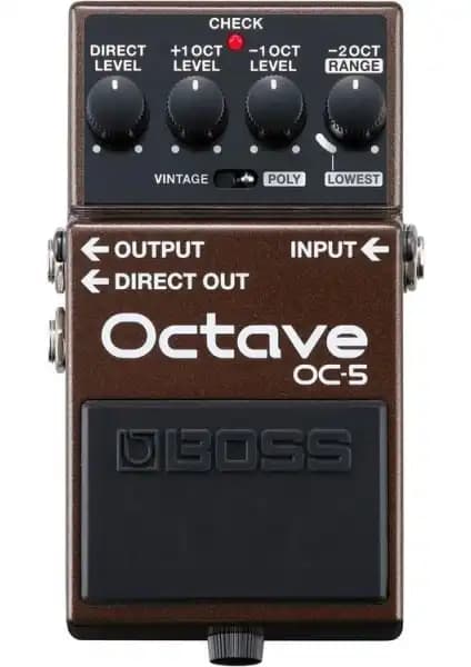 Boss OC-5 Octave Pedalı Gelişmiş Ses Yaratıcıları İçin Yeni Standart