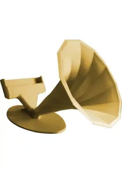 By Damla Collection Akustik Cep Gramofonu: Taşınabilir ve Şık Müzik Deneyimi